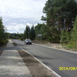 droga Łochowo-Murowaniec po przebudowie